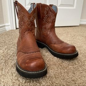Ariat Fatbaby Western Boot in Russet Rebel (9.5)